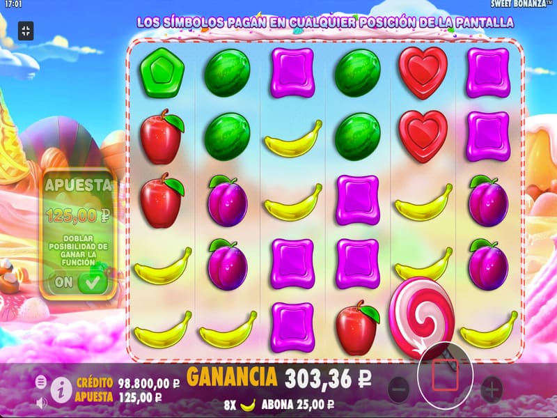 Máquina tragamonedas Sweet Bonanza en el casino en línea