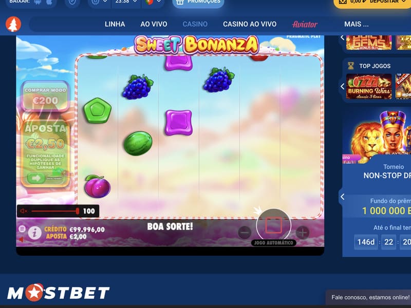 Jogar Slot Sweet Bonanza no Mostbet cassino online